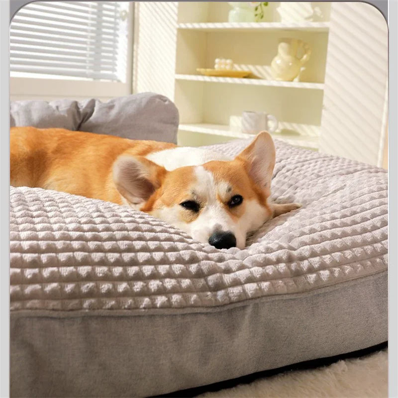NONECN Cozy Dog Sofa Bed For Winter Comfort And Warmth