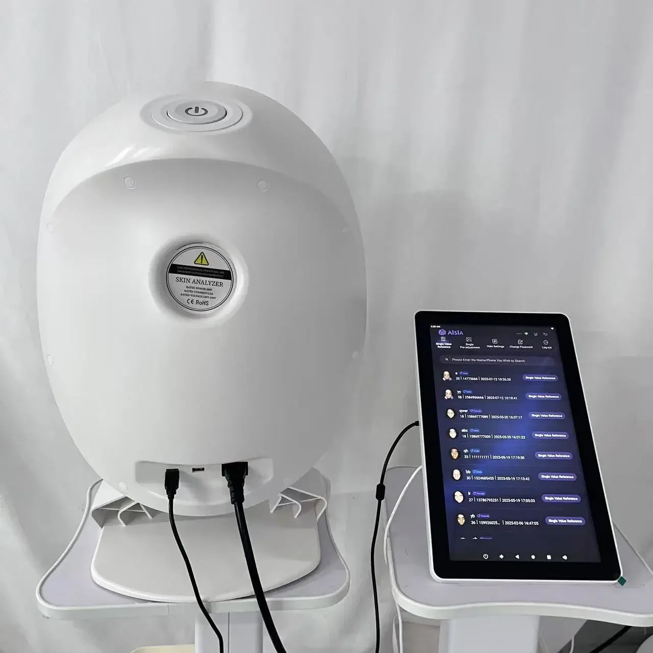 3D Skin Analysis Mirror With 10 Spectra Face Scanner