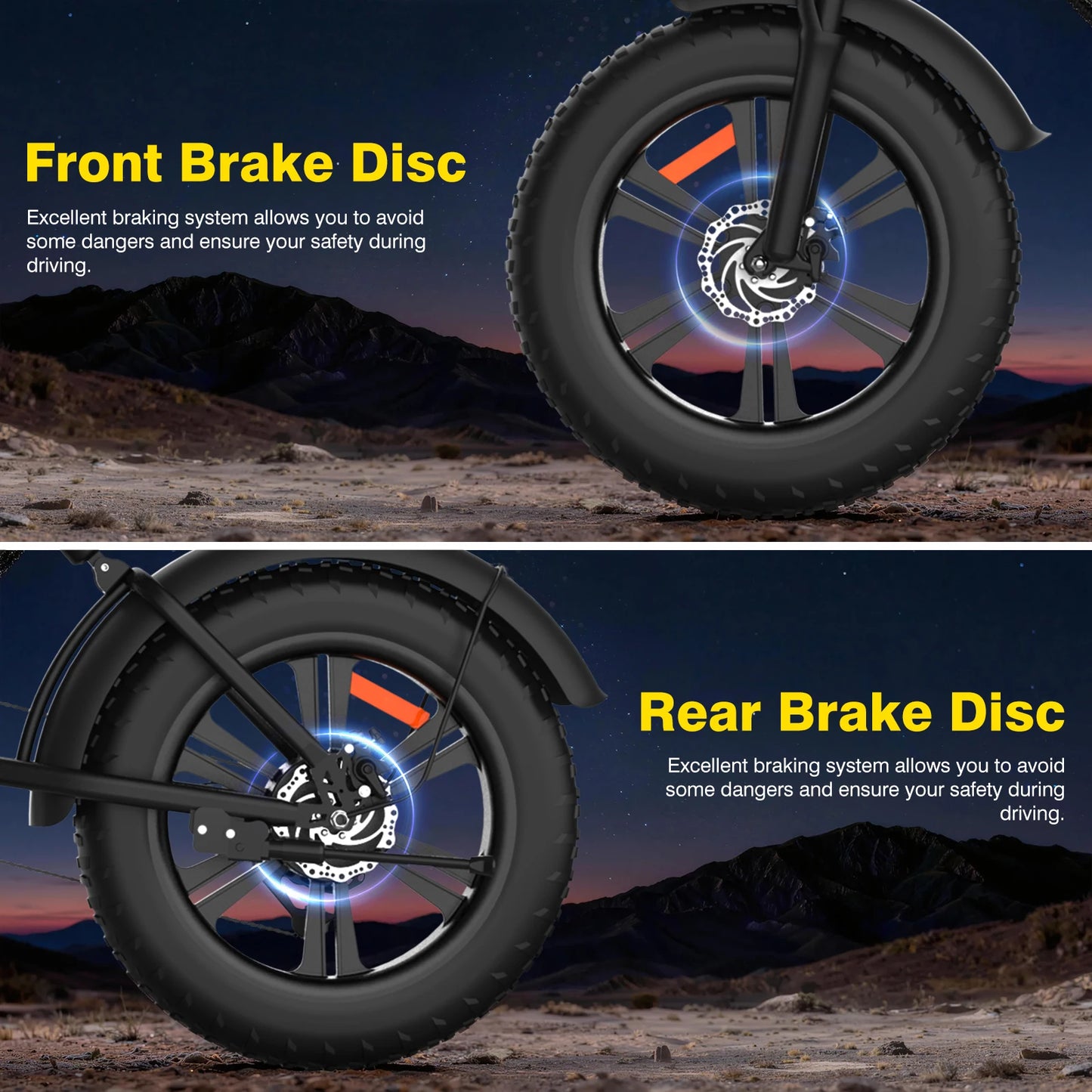 G50 1500W Electric Bike 31 MPH With 48V 18Ah Battery