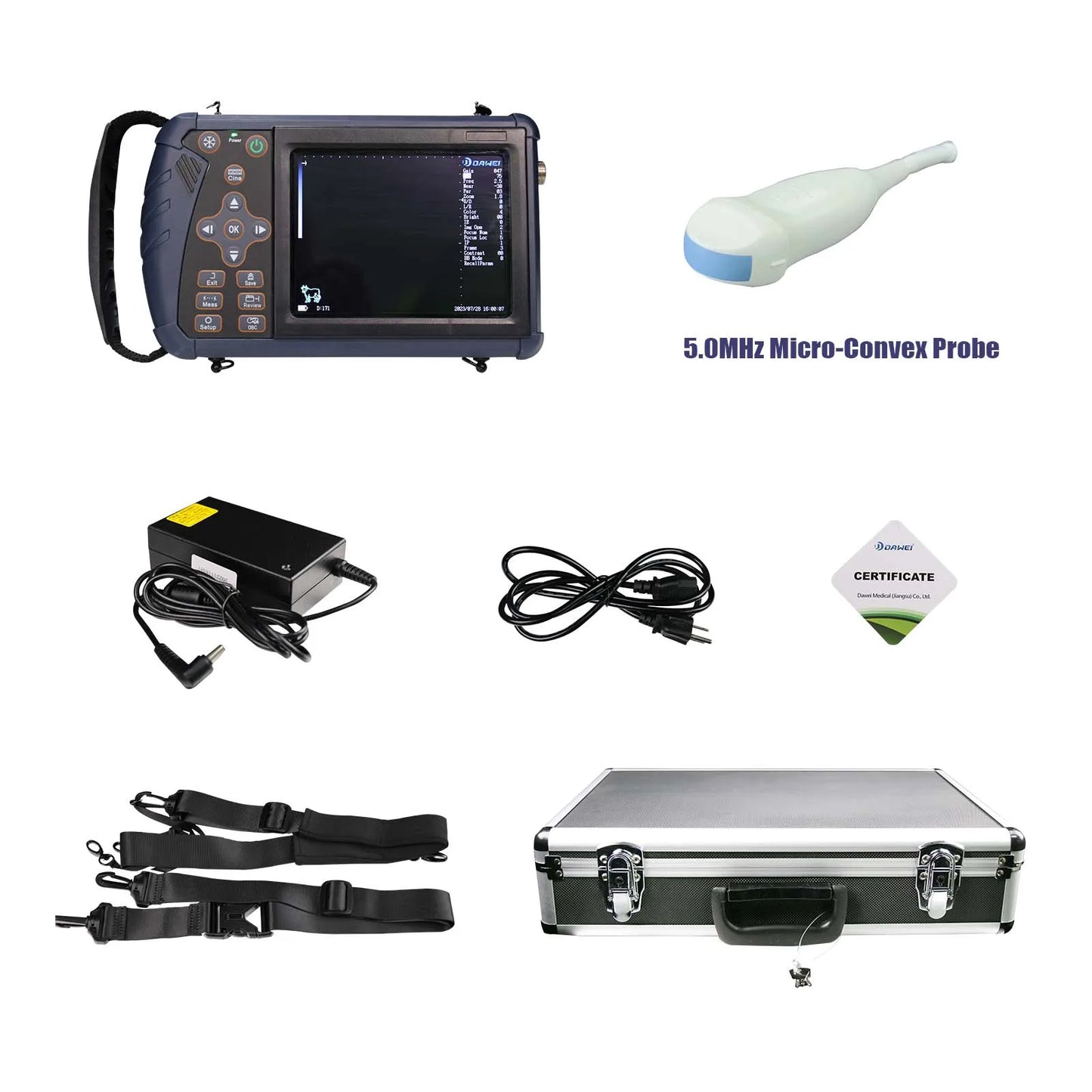 DAWEI Portable Veterinary Ultrasound Scanner B Ultra For Farm Animals