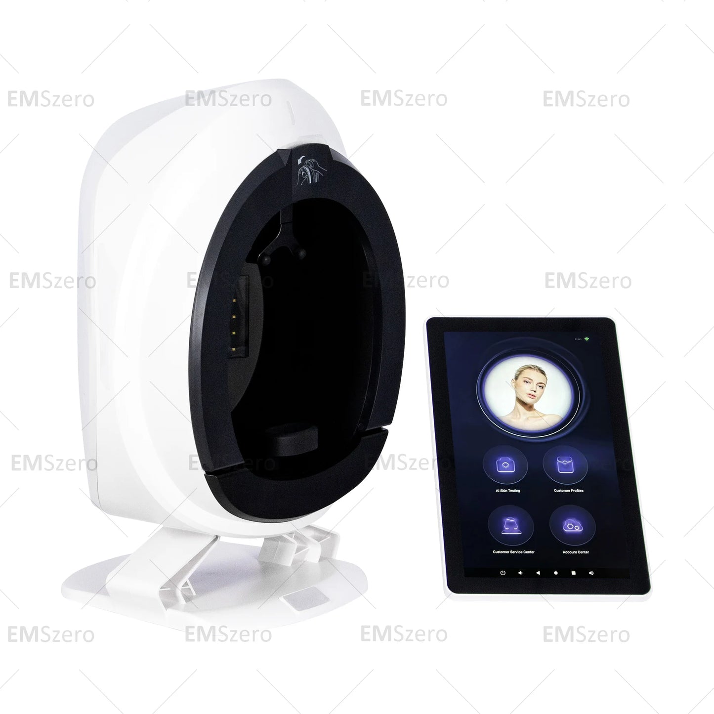 EMSZERO AISIA Q1 3D AI Facial Analyzer With 8 Spectrum Skin Diagnosis