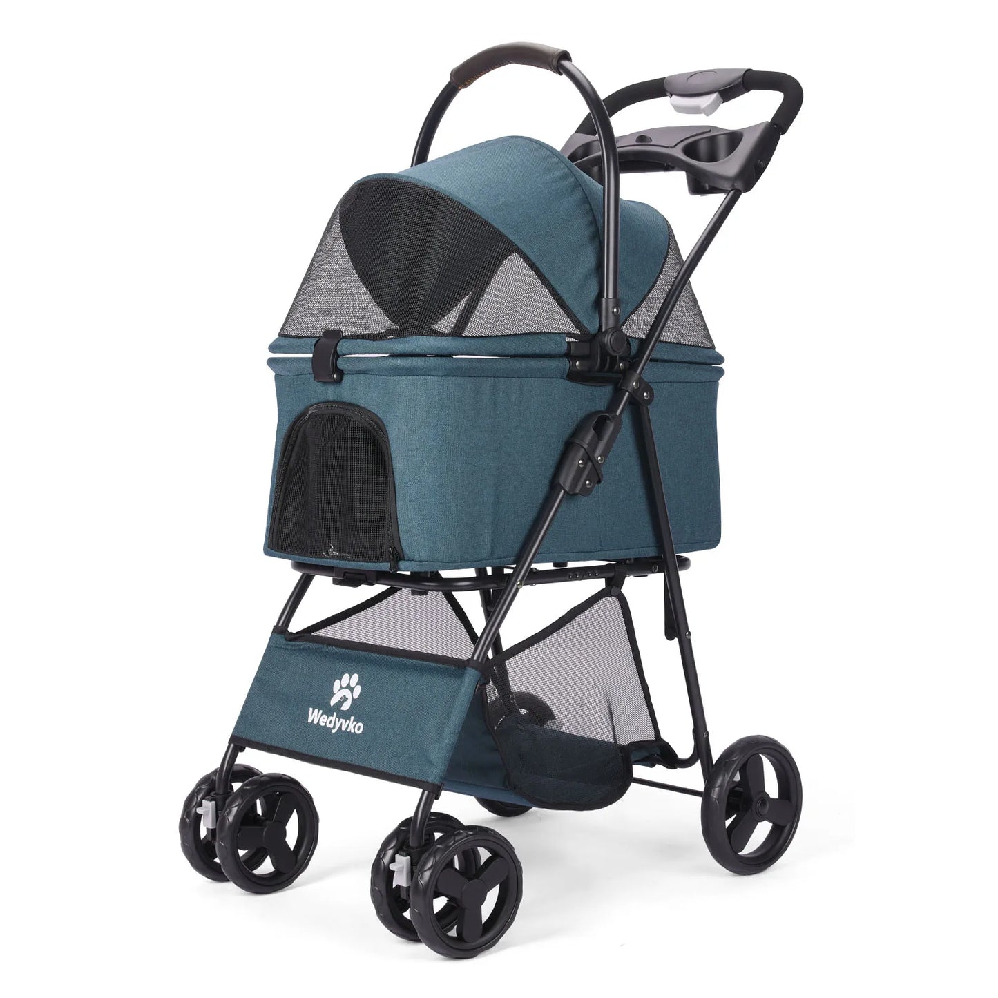 3 In 1 Pet Stroller With Removable Carrier Folding All Terrain