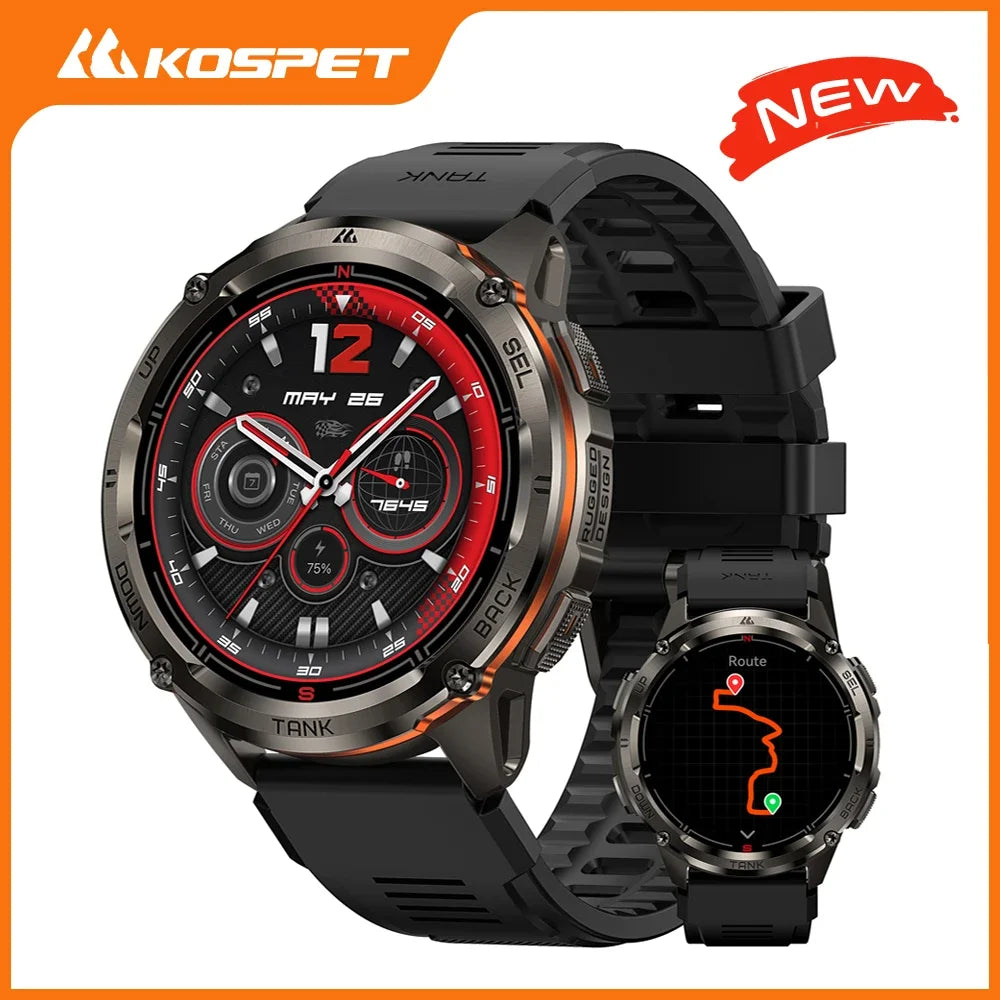 KOSPET Tank T3 Ultra 2 GPS Smartwatch With Bluetooth Calling