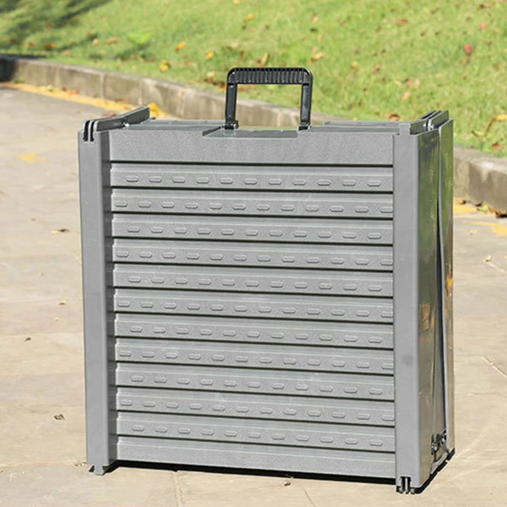NONE Folding Portable Dog Ramp For Cars Non Slip Rug