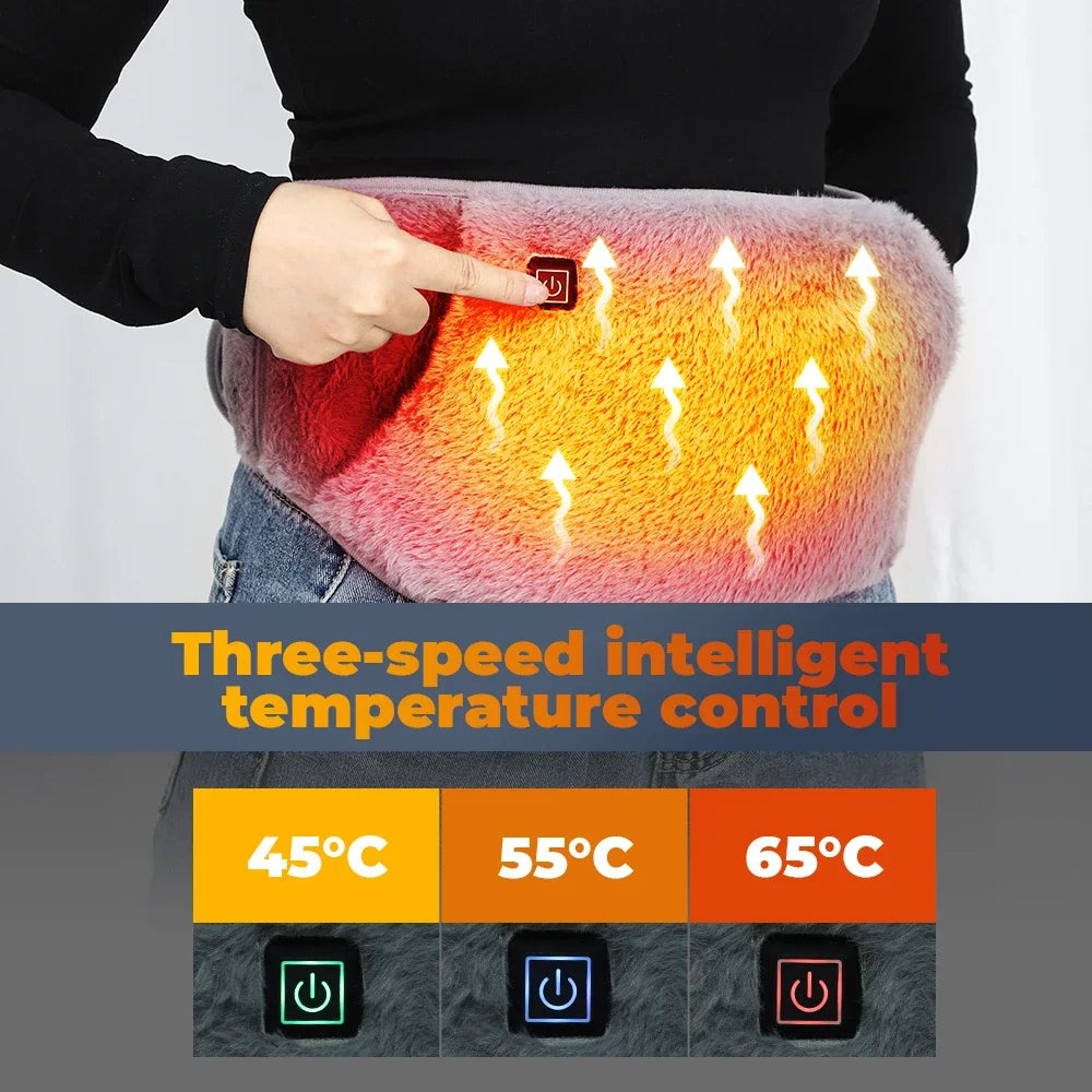 Hailicare Uterus Warming Belt Graphene Heated Waist Warmer