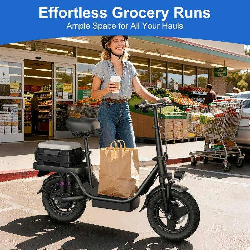 ZEFIORA 1000W Electric Scooter S10 30 Mile Range Top Speed 50 KMH