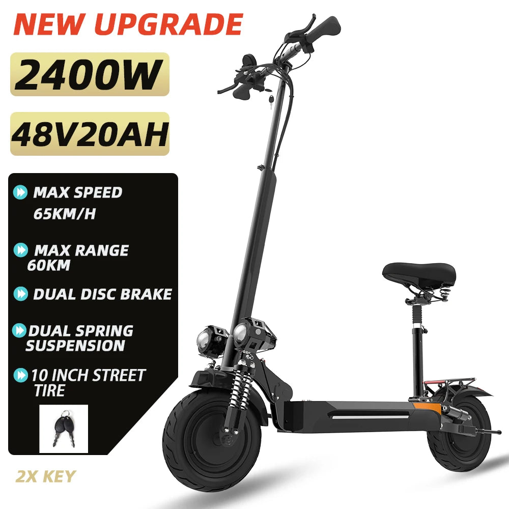 Jueshuai Outdoor Electric Scooter For Adults Dual Motors 6000W