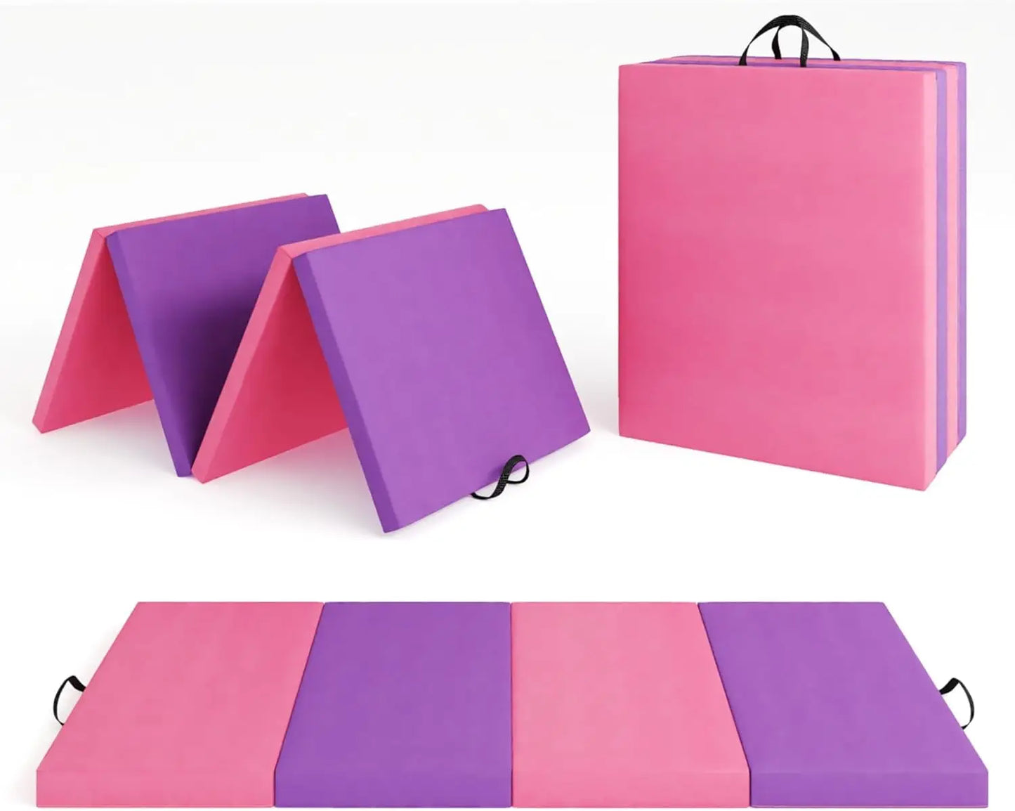 TWISTER.CK Folding Gym Mat Extra Firm High-Density Tumbling