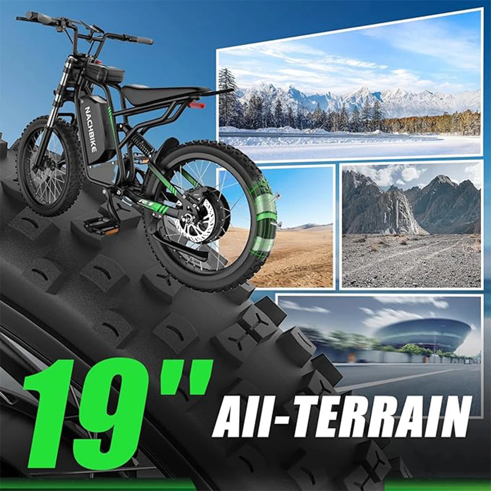 R3 6000W Electric Dirt Bike With 60V 25Ah Battery 50 Miles