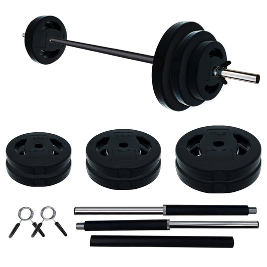 HiMISS Adjustable Barbell Weight Set 40Lb 20Kg For Home Gym
