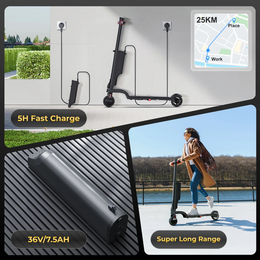 HUANCI X6 Foldable Electric Scooter With Smart App