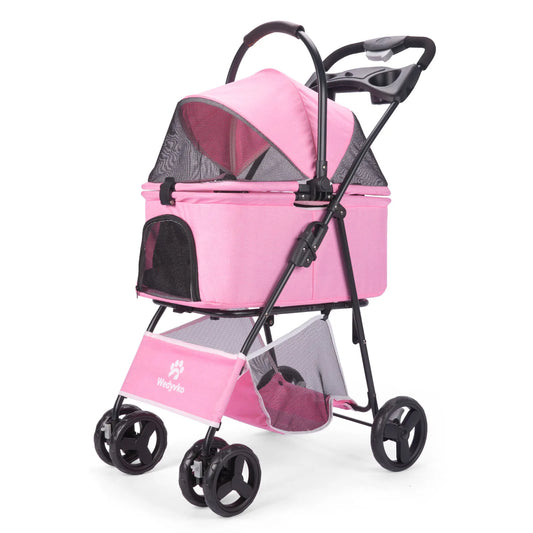 3 In 1 Pet Stroller With Removable Carrier Folding All Terrain