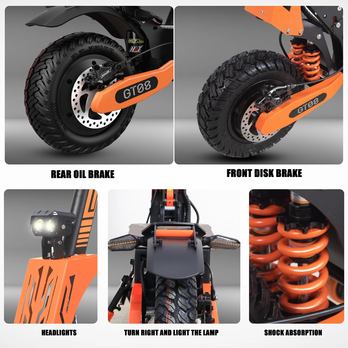 Arwibon 5600W Dual Motor Electric Scooter For Off Road