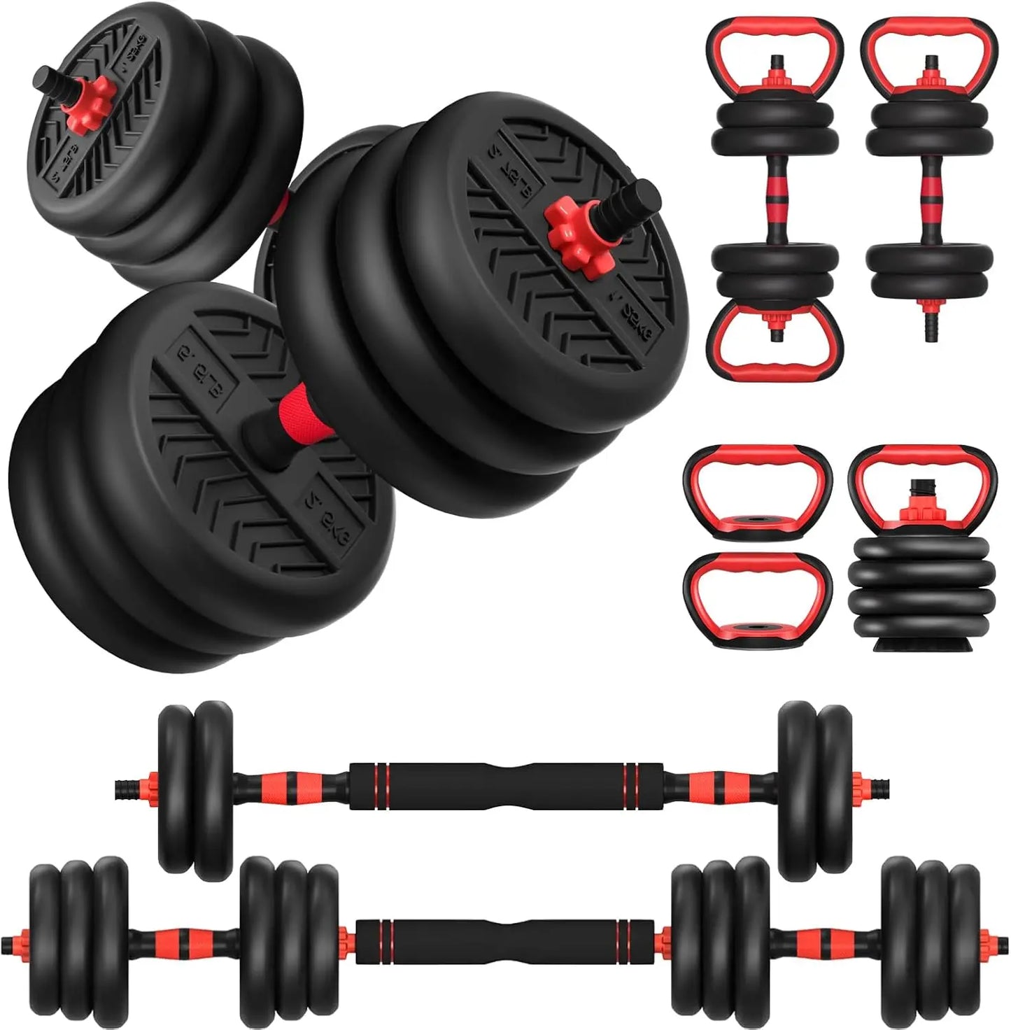 Adjustable Dumbbell Set 20-80lbs For Home Gym