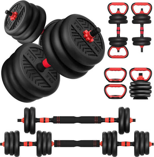 Adjustable Dumbbell Set 20-80lbs For Home Gym