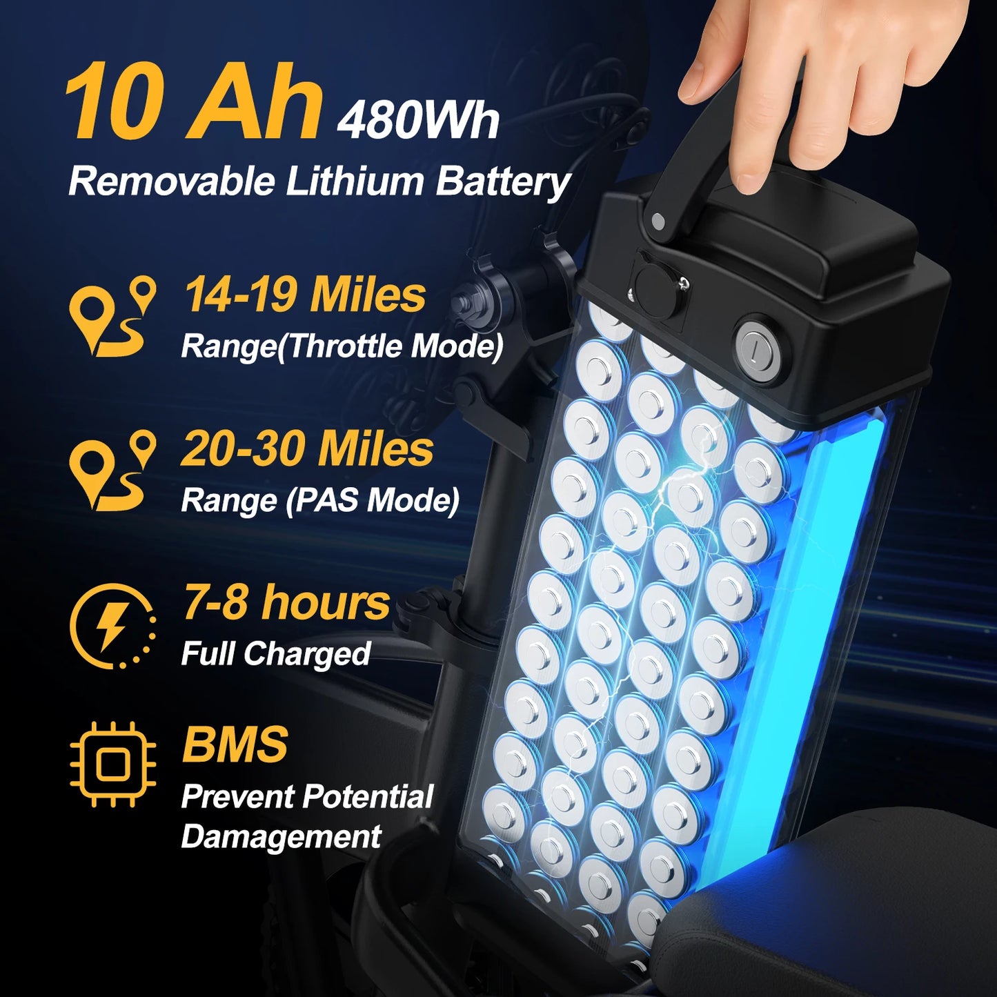 F6 Mini Foldable Electric Bike 750W Motor For City Commute