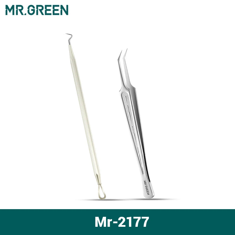 MR.GREEN Acne Remover Needles Blackhead Extractor Set Stainless Steel