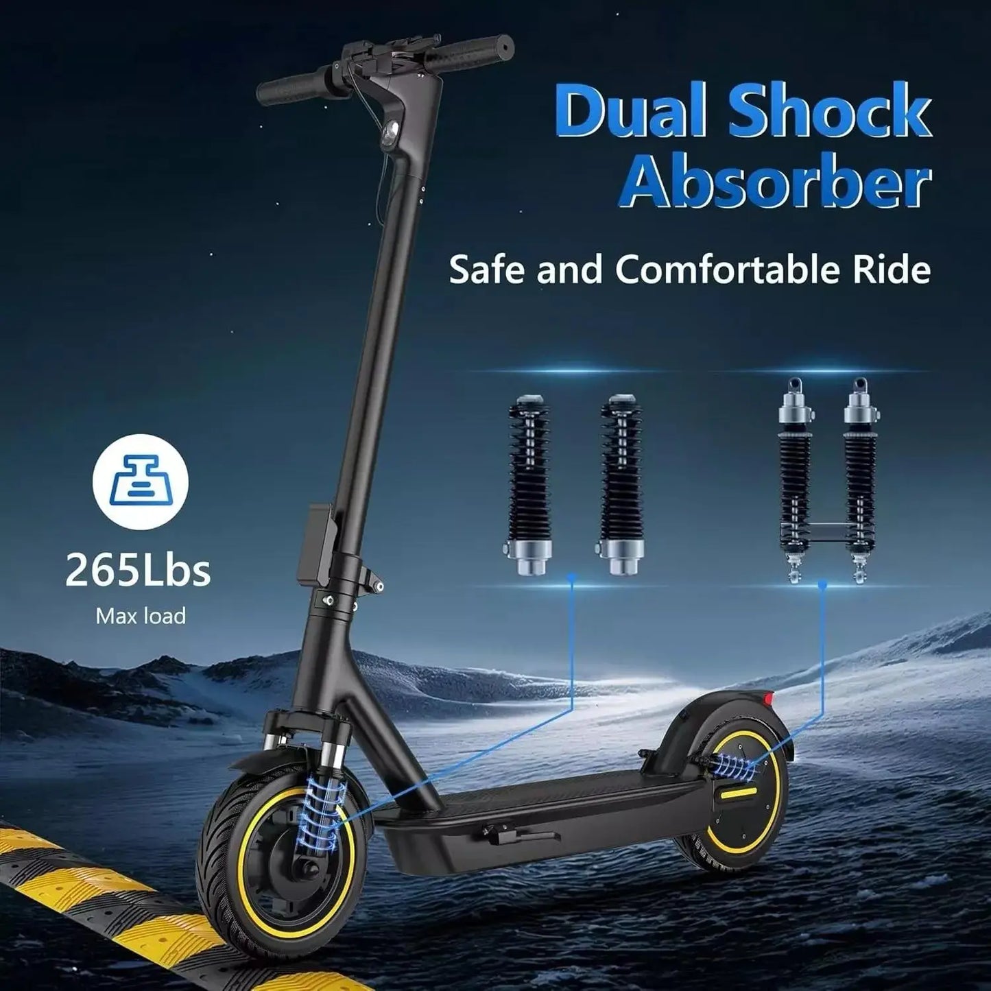 AOVOPRO ESMAX Electric Scooter 500W Smart Folding App