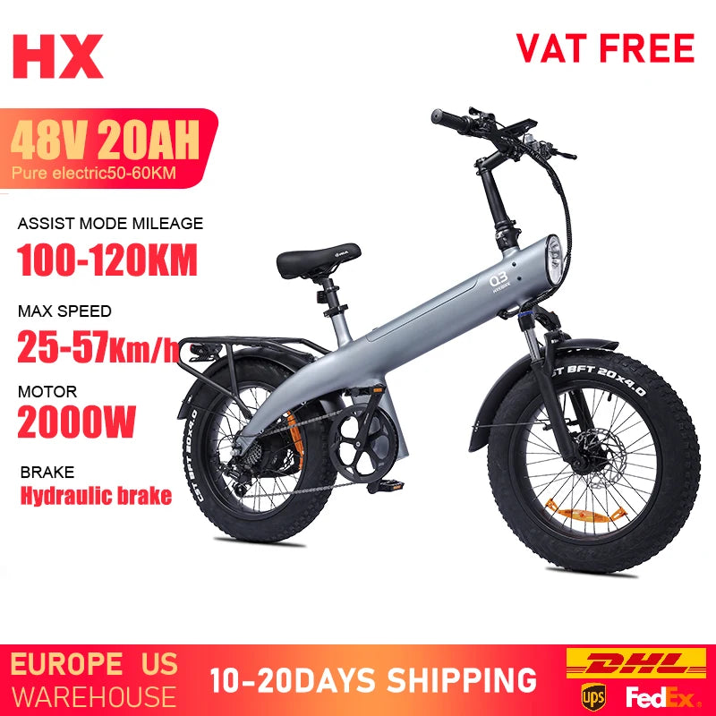 HX Q3 2000W Electric Mountain Bike For Adults All Terrain