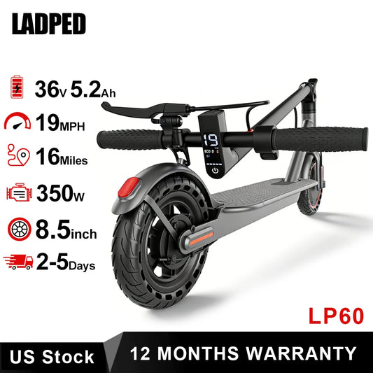 Ladped LP60 Electric Scooter 350W 19mph Foldable Urban Commute