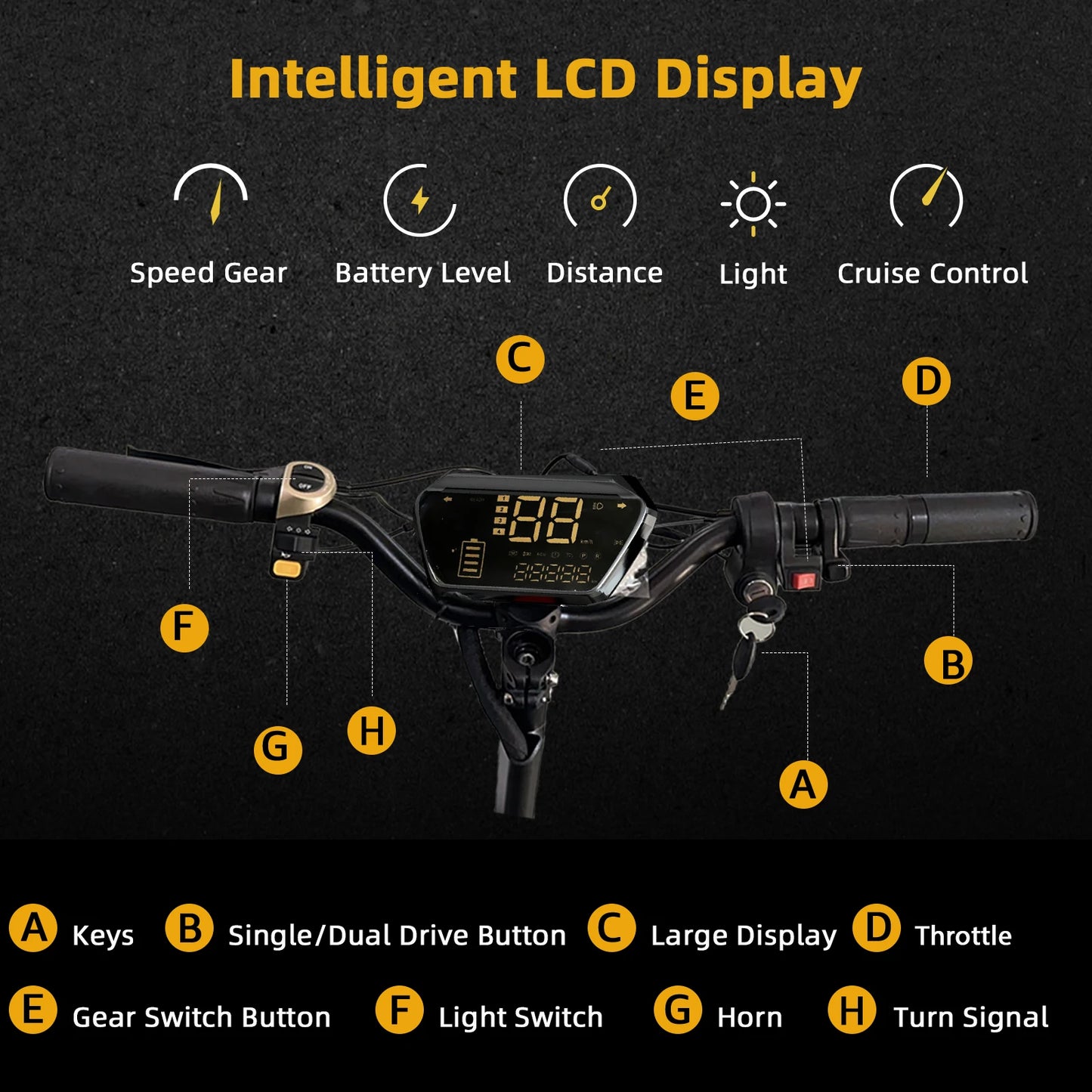 Jueshuai Outdoor Electric Scooter For Adults Dual Motors 6000W