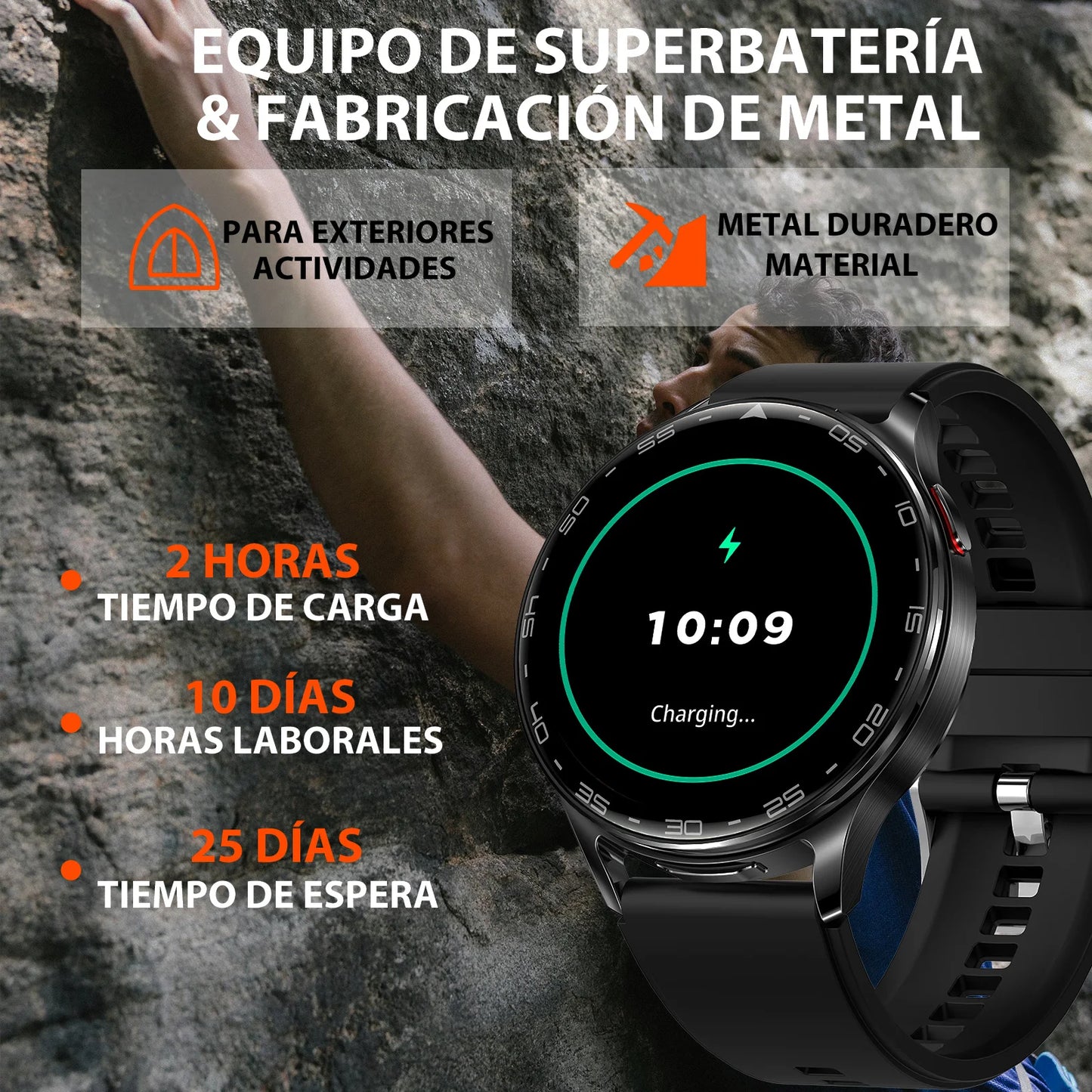 EIGIIIS Smart Watch With Earbuds And Health Tracker