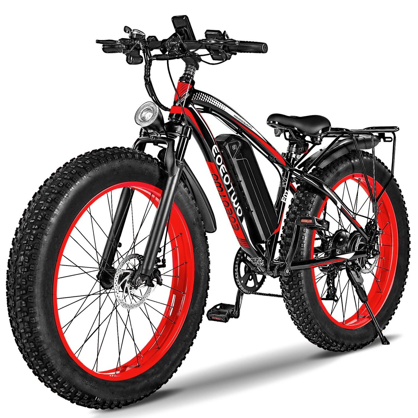 EOEOTWOCertificate 1500W Fat Tire Electric Bike 34MPH Mountain