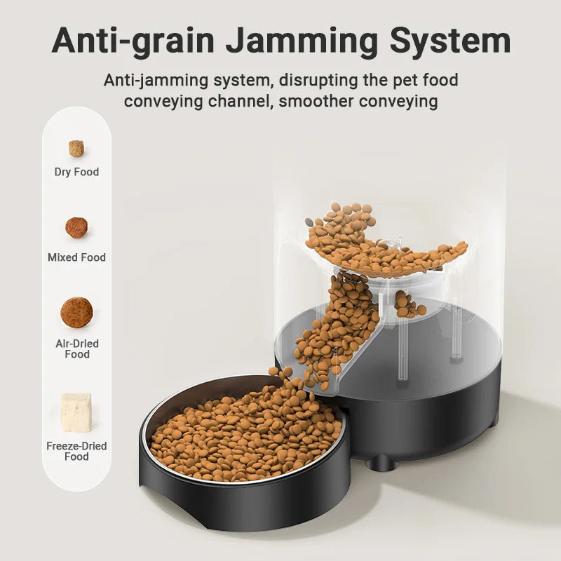 ROJECO Automatic Cat Feeder With WiFi App Remote Control