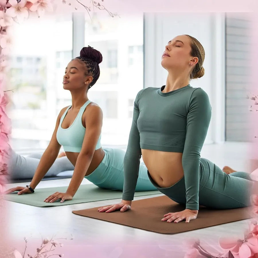 XMSJ Yoga Mat Set 12 Pack 4mm Thick Tear-Resistant