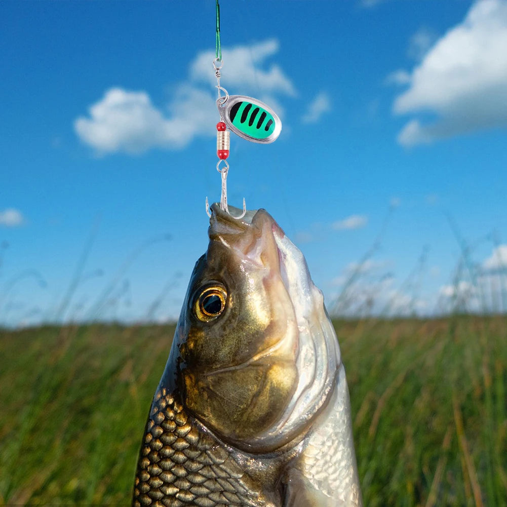 JOCESTYLE 30Pcs Metal Spoon Spinner Lures
