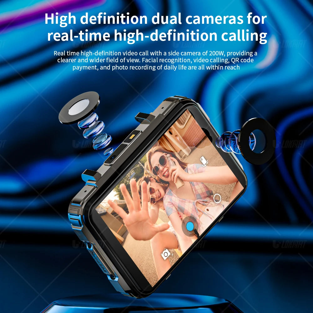 LOKMAT APPLLP 5 MAX Android Smartwatch 4G Calls Dual Camera